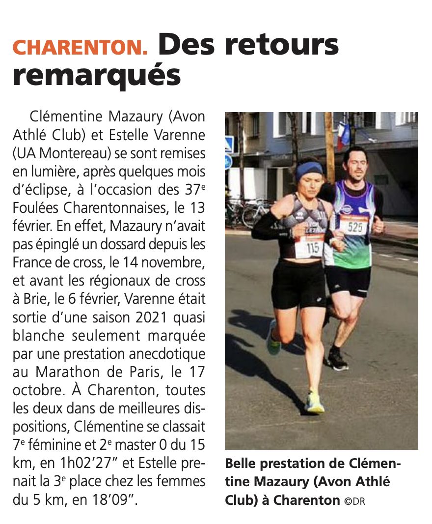 (21 fév) Foulées Charentonnaises