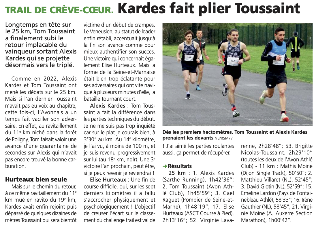 (03 avril) Trail du Crève-Cœur