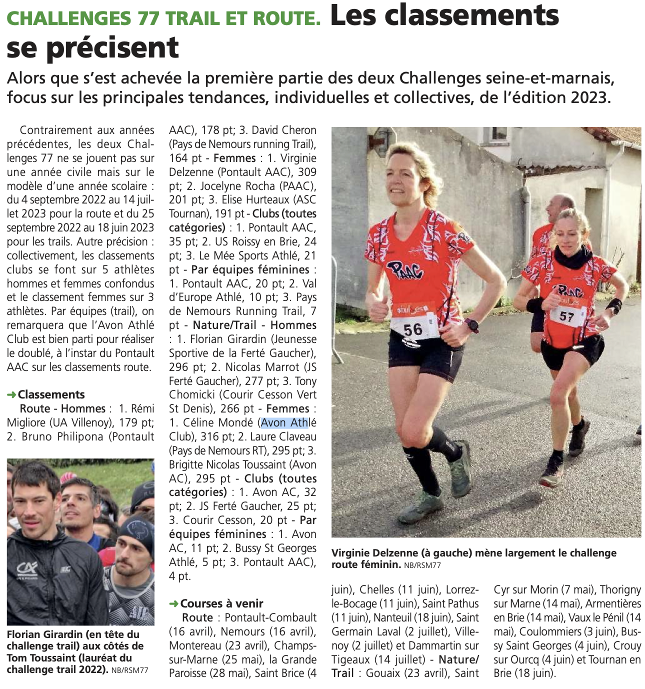 (10 avril) Challenge Trail 77