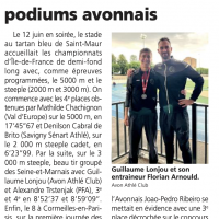 (17 juin) Championnat d'Île de France de piste