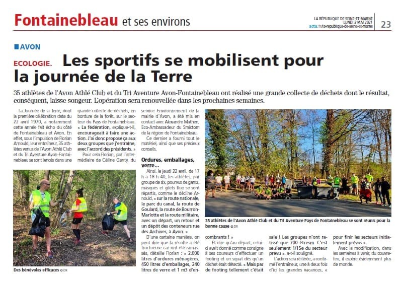 (03 mai) Opération nettoyage de la forêt