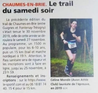 (nov) Trail de Chaumes en Brie