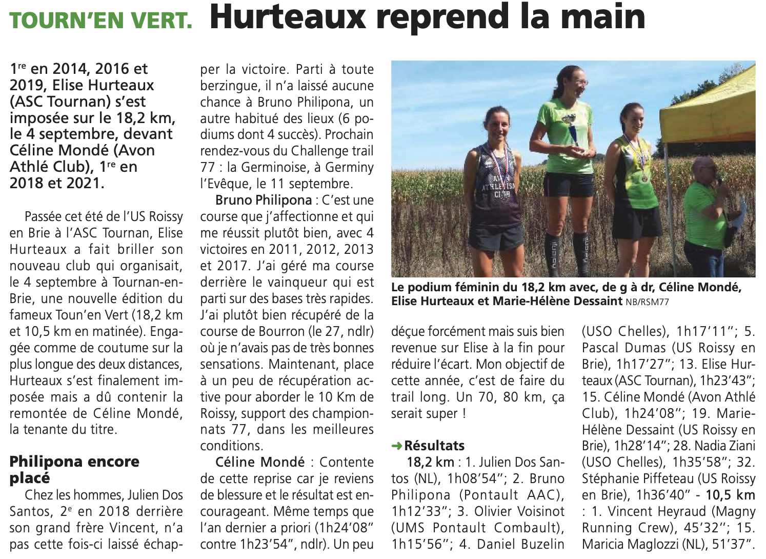 (12 septembre) Tourn'en Vert