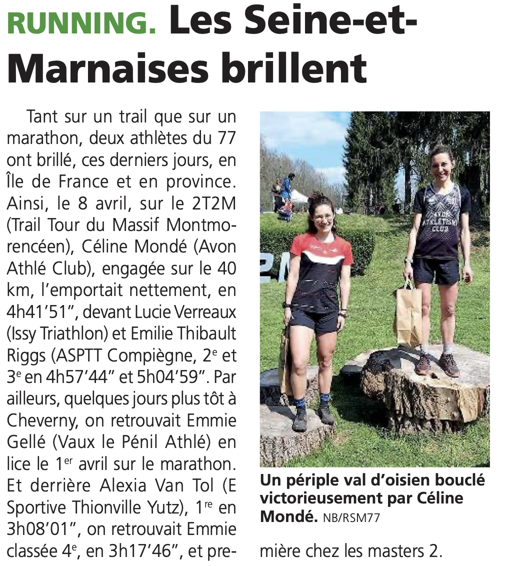  (17 avril) Trail Tour du Massif Montmorencéen