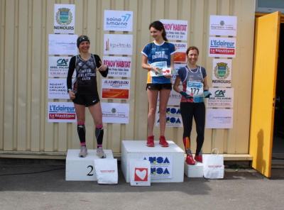 Podium Céline (25km)